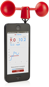 Smart Phone Wind meter